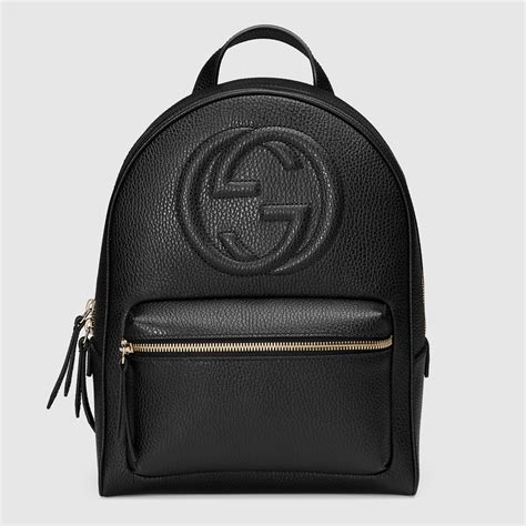 gucci leather hip pack|gucci backpack women leather.